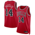 Johmsee C.Bulls #14 Matas Buzelis Red Swingman Player Jerseys - Icon Edition