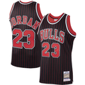 Johmsee C.Bulls #23 Michael Jordan Mitchell & Ness Black 1995-96 Hardwood Classics Authentic Jerseys