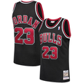 Johmsee C.Bulls #23 Michael Jordan Mitchell & Ness Black 1997-98 Hardwood Classics Authentic Jerseys
