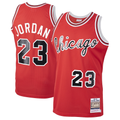 Johmsee C.Bulls #23 Michael Jordan Mitchell & Ness Red 198485 Hardwood Classics Rookie Authentic Jerseys