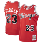 Johmsee C.Bulls #23 Michael Jordan Mitchell & Ness Red 198485 Hardwood Classics Rookie Authentic Jerseys