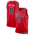 Johmsee C.Bulls #8 Caleb Wilson Red 2026 Draft Swingman Jerseys - Icon Edition