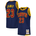 Johmsee C.Cavaliers #23 LeBron James Mitchell & Ness Navy 201516 Hardwood Classics Authentic Jerseys