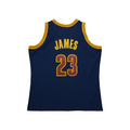 Johmsee C.Cavaliers #23 LeBron James Mitchell & Ness Navy Big & Tall Hardwood Classics 2008-09 Swingman Jerseys