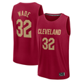 Johmsee C.Cavaliers #32 Dean Wade Wine Fast Break Player Jerseys - Icon Edition