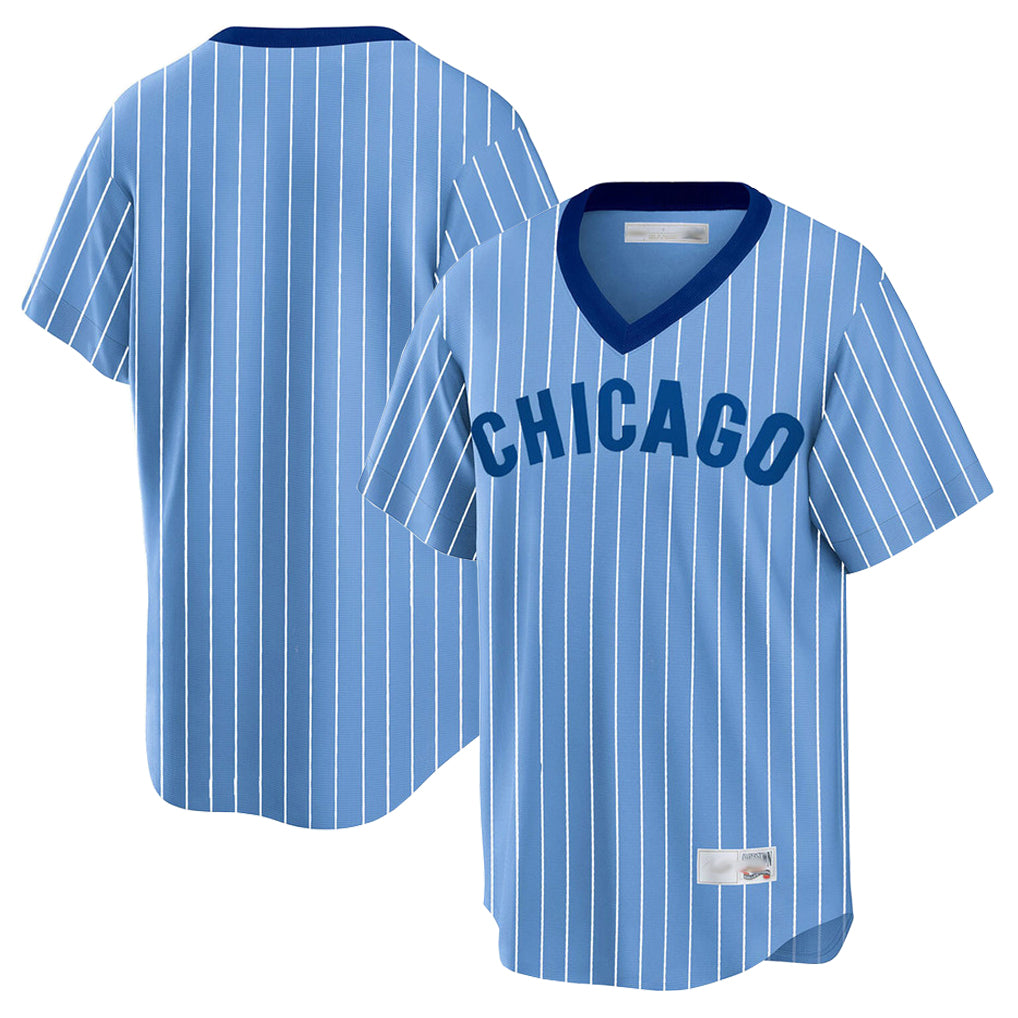 Johmsee C.Cubs Blue T-shirt Cooperstown Collection Limited Blank Player Stitched Jerseys