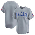 Johmsee C.Cubs Gray Road Limited Home Game Blank Player Stitched Jerseys