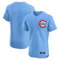 Johmsee C.Cubs Light Blue Limited Elite Home Game Blank Player Stitched Jerseys