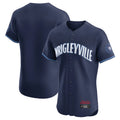 Johmsee C.Cubs Navy City Connect Limited Elite Home Game Blank Player Stitched Jerseys