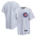 Johmsee C.Cubs White Home Game Blank Player Stitched Jerseys