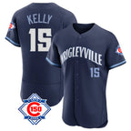 Johmsee C.Cubs #15 Carson Kelly Player Navy City Connect 150th Anniversary Limited Elite Home Stitched Jerseys