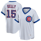 Johmsee C.Cubs #15 Carson Kelly Player White T-shirt Cooperstown Collection Limited Stitched Jerseys