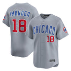Johmsee C.Cubs #18 Shota Imanaga Player Gray Road Limited Home Stitched Jerseys