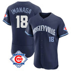 Johmsee C.Cubs #18 Shota Imanaga Player Navy City Connect 150th Anniversary Limited Elite Home Stitched Jerseys