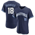 Johmsee C.Cubs #18 Shota Imanaga Player Navy City Connect Limited Elite Home Stitched Jerseys