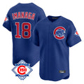 Johmsee C.Cubs #18 Shota Imanaga Player Royal 150th Anniversary Limited Home Stitched Jerseys