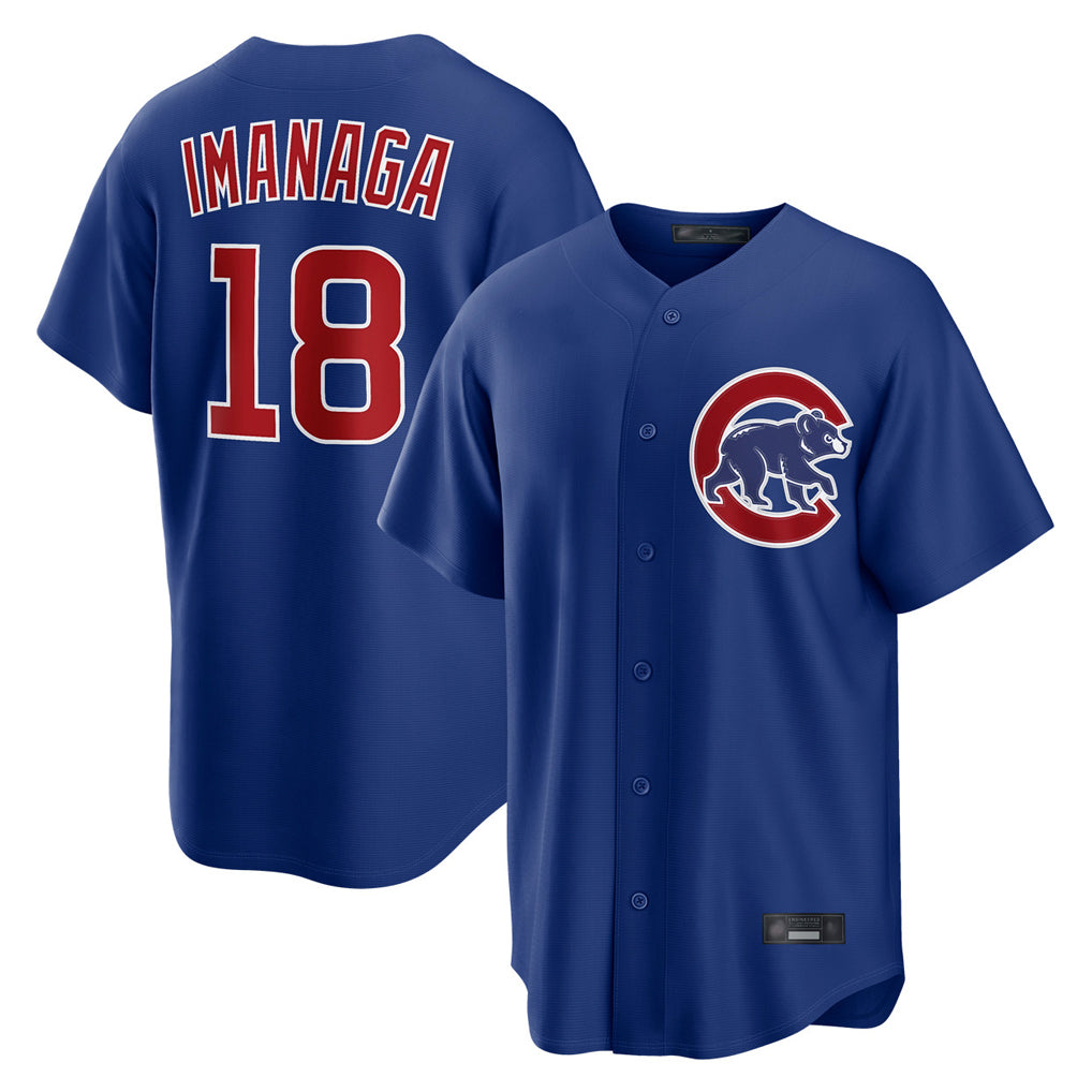 Johmsee C.Cubs #18 Shota Imanaga Player Royal Home Game Stitched Jerseys