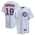 Johmsee C.Cubs #18 Shota Imanaga Player White Game Home Stitched Jerseys