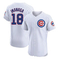 Johmsee C.Cubs #18 Shota Imanaga Player White Limited Elite Home Game Stitched Jerseys