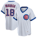 Johmsee C.Cubs #18 Shota Imanaga Player White T-shirt Cooperstown Collection Limited Stitched Jerseys