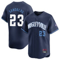 Johmsee C.Cubs #23 Ryne Sandberg Player Navy City Connect Limited Home Stitched Jerseys