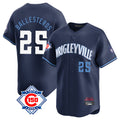 Johmsee C.Cubs #25 Mois¨¦s Ballesteros Player Navy City Connect 150th Anniversary Limited Home Stitched Jerseys