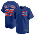 Johmsee C.Cubs #25 Mois¨¦s Ballesteros Player Royal Limited Home Stitched Jerseys