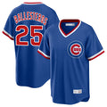 Johmsee C.Cubs #25 Mois¨¦s Ballesteros Player Royal T-shirt Cooperstown Collection Limited Stitched Jerseys