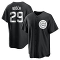 Johmsee C.Cubs #29 Michael Busch Player Black Game Stitched Jerseys