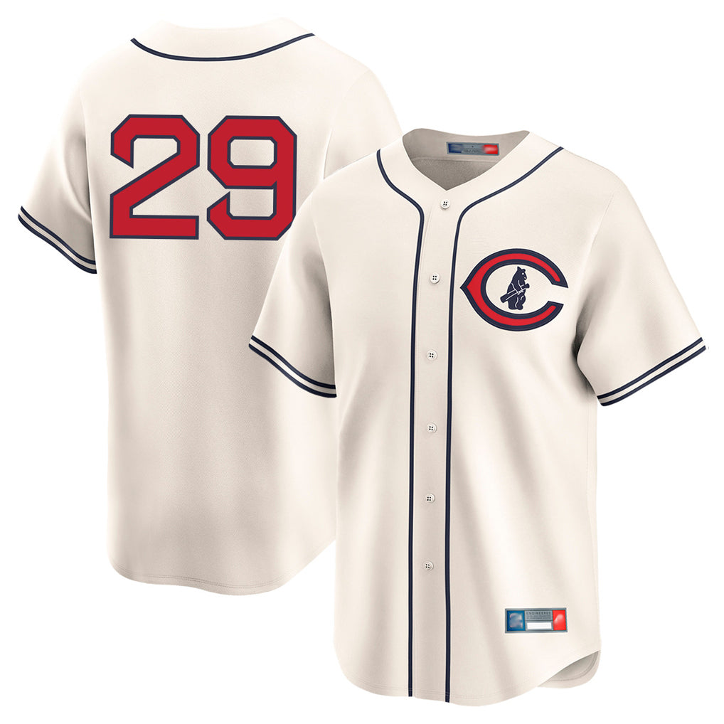 Johmsee C.Cubs #29 Michael Busch Player Cream Field of Dreams Limited Home Game Stitched Jerseys