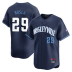 Johmsee C.Cubs #29 Michael Busch Player Navy City Connect Limited Home Stitched Jerseys