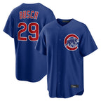 Johmsee C.Cubs #29 Michael Busch Player Royal Home Game Stitched Jerseys
