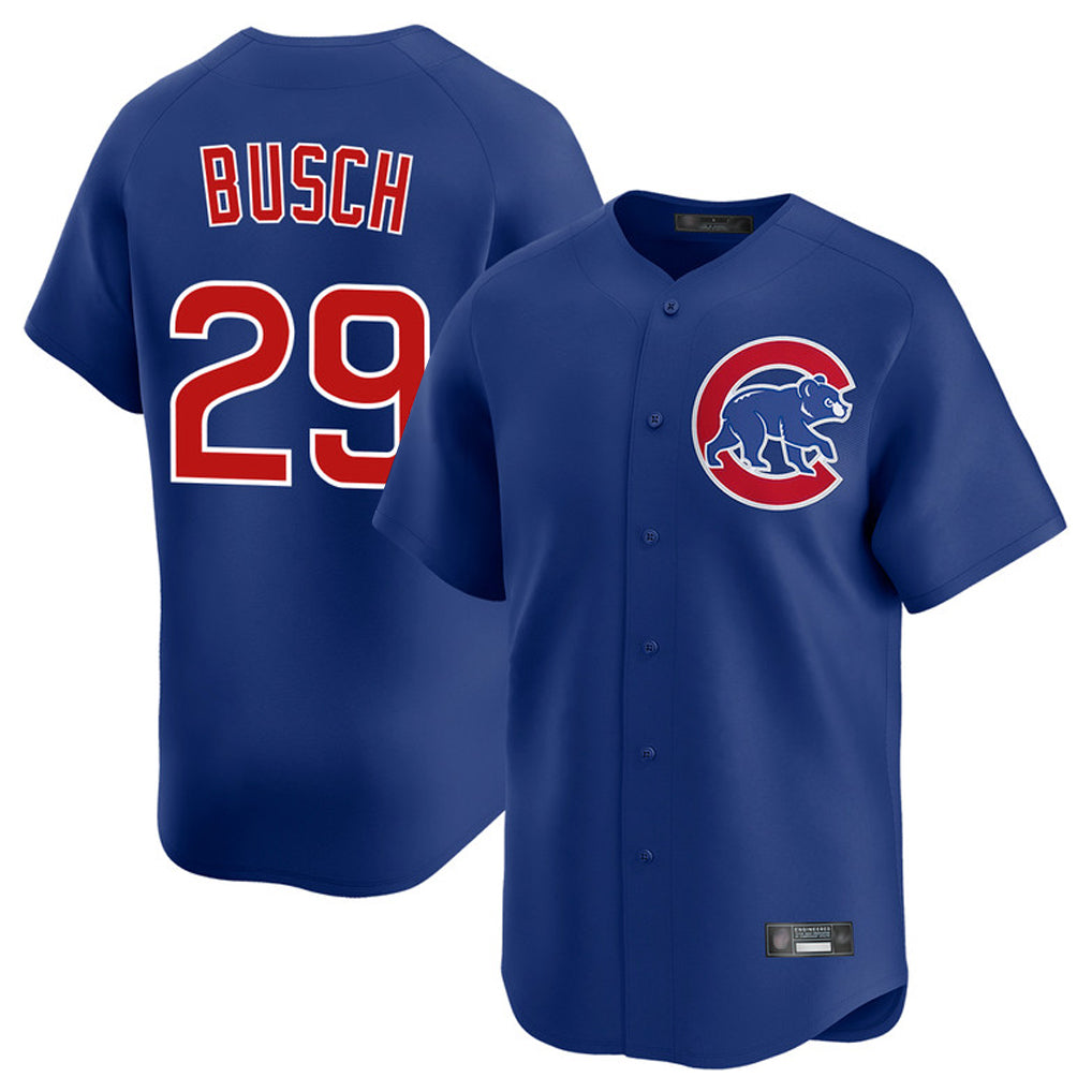 Johmsee C.Cubs #29 Michael Busch Player Royal Limited Home Stitched Jerseys