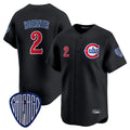 Johmsee C.Cubs #2 Nico Hoerner Player Black Vapor Premier Limited Home Stitched Jerseys