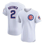 Johmsee C.Cubs #2 Nico Hoerner Player White Limited Elite Home Game Stitched Jerseys