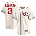 Johmsee C.Cubs #3 Alex Bregman Cream Field of Dreams Limited Home Game Stitched Jerseys