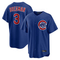 Johmsee C.Cubs #3 Alex Bregman Royal Home Game Stitched Jerseys