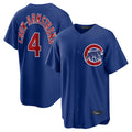 Johmsee C.Cubs #4 Pete Crow-Armstrong Player Royal Home Game Stitched Jerseys