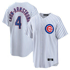 Johmsee C.Cubs #4 Pete Crow-Armstrong Player White Game Home Stitched Jerseys