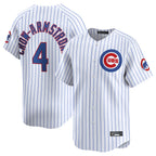 Johmsee C.Cubs #4 Pete Crow-Armstrong Player White Limited Home Game Stitched Jerseys
