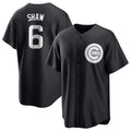 Johmsee C.Cubs #6 Matt Shaw Player Black Game Stitched Jerseys