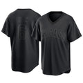 Johmsee C.Cubs #6 Matt Shaw Player Black T-shirt Home Game Stitched Jerseys