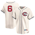Johmsee C.Cubs #6 Matt Shaw Player Cream Field of Dreams Limited Home Game Stitched Jerseys