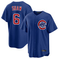 Johmsee C.Cubs #6 Matt Shaw Player Royal Home Game Stitched Jerseys
