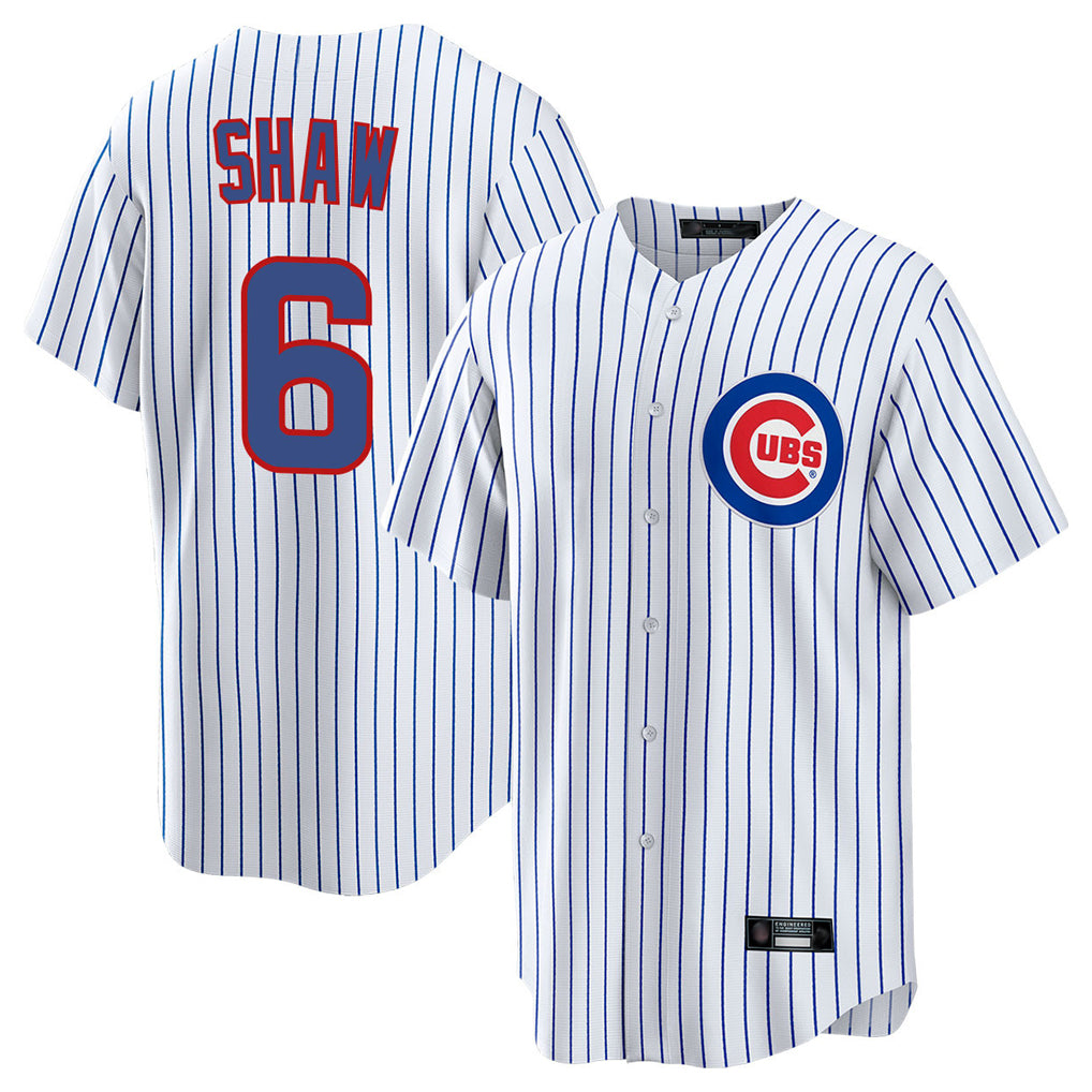 Johmsee C.Cubs #6 Matt Shaw Player White Game Home Stitched Jerseys