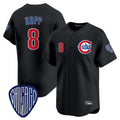 Johmsee C.Cubs #8 Ian Happ Player Black Vapor Premier Limited Home Stitched Jerseys
