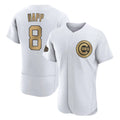 Johmsee C.Cubs #8 Ian Happ Player Gold All-Star Limited Elite Home Game Stitched Jerseys