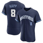 Johmsee C.Cubs #8 Ian Happ Player Navy City Connect Limited Elite Home Stitched Jerseys