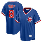 Johmsee C.Cubs #8 Ian Happ Player Royal T-shirt Cooperstown Collection Limited Stitched Jerseys