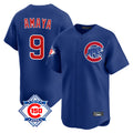 Johmsee C.Cubs #9 Miguel Amaya Player Royal 150th Anniversary Limited Home Stitched Jerseys